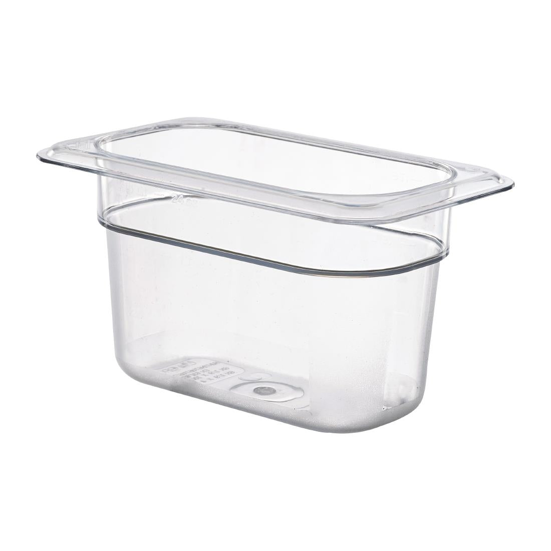Cambro Polycarbonate Gastronorm - 1/9 100mm - Clear • PAS-DM758
