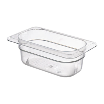Cambro Polycarbonate Gastronorm - 1/9 65mm - Clear • PAS-DM759