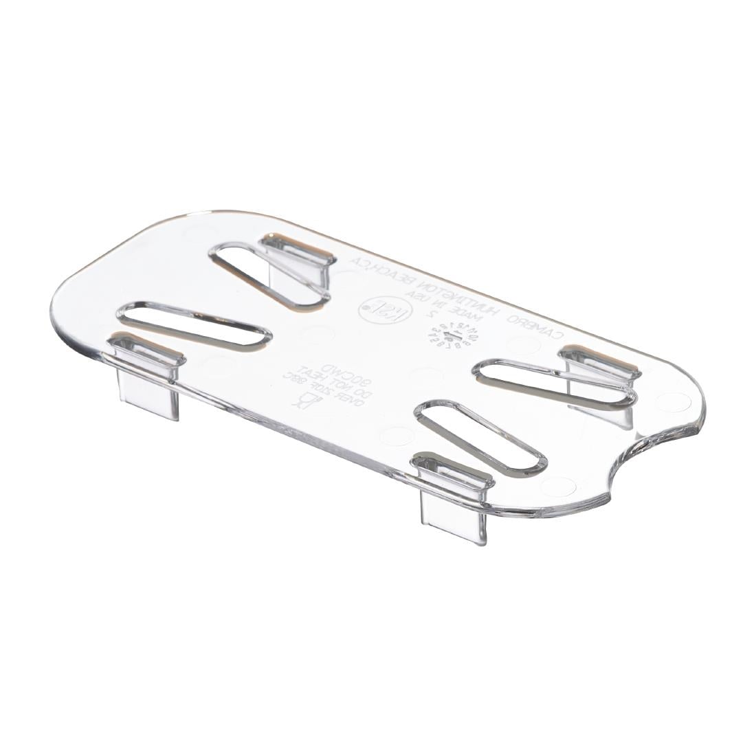 Cambro Polycarbonate 1/9 Gastronorm Tray Drain Shelf • PAS-DM760