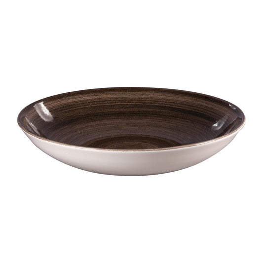 Churchill Stonecast Patina Coupe Bowls Black 248mm (12 Pack) • PAS-DR654