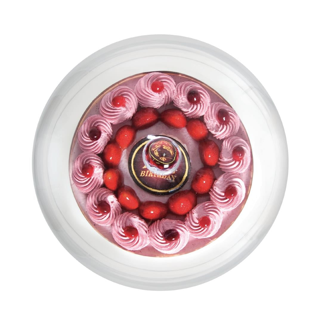 Olympia Glass Cake Stand Dome 285mm • PAS-CS014