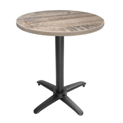 Bolero Aluminium Flip Top Table Base Black • PAS-GP773