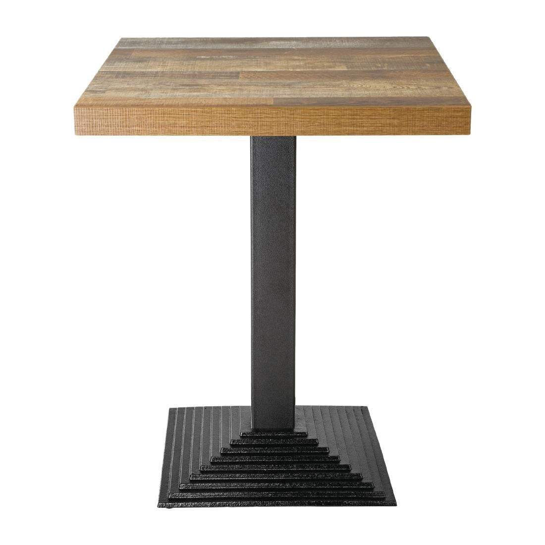 Bolero Cast Iron Step Square Table Base • PAS-CE153
