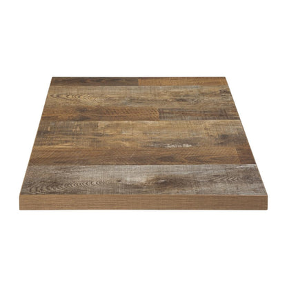 Bolero Pre-Drilled Square Table Top Urban Dark 600mm (Style: Urban Dark | Square | Size: 600x600mm) • PAS-DR821