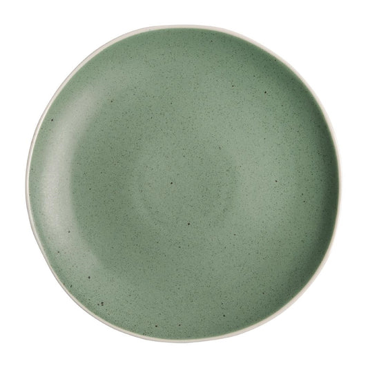 Olympia Chia Green Plate - 270mm 10 1/2" (6 Pack) (Multiple Sizes Available. Pack Quantity: 6) • PAS-DR800