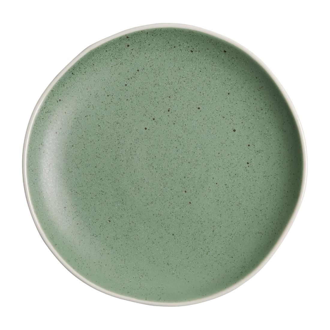 Olympia Chia Green Plate - 200mm 8" (Box 6) • PAS-DR801