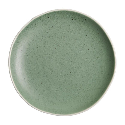 Olympia Chia Green Plate - 200mm 8" (Box 6) • PAS-DR801
