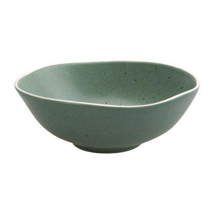 Olympia Chia Green Deep Bowl - 1250ml 42.2fl oz (6 Pack) (210(Ø)mm | 8 1/4". Pack Quantity: 6) • PAS-DR802