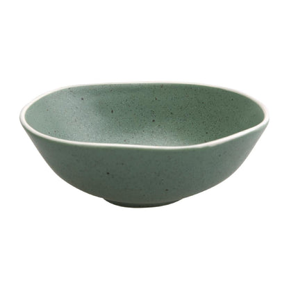Olympia Chia Green Small Bowl - 455ml 15.3fl oz (6 Pack) (155(Ø)mm | 6". Pack Quantity: 6) • PAS-DR803