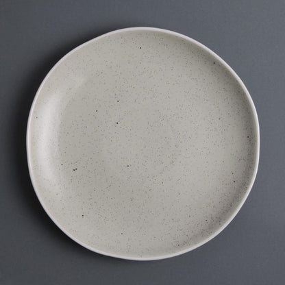 Olympia Chia Sand Plate - 270mm 10 1/2" (6 Pack) (270(Ø)mm | Pack Quantity: 6) • PAS-DR807