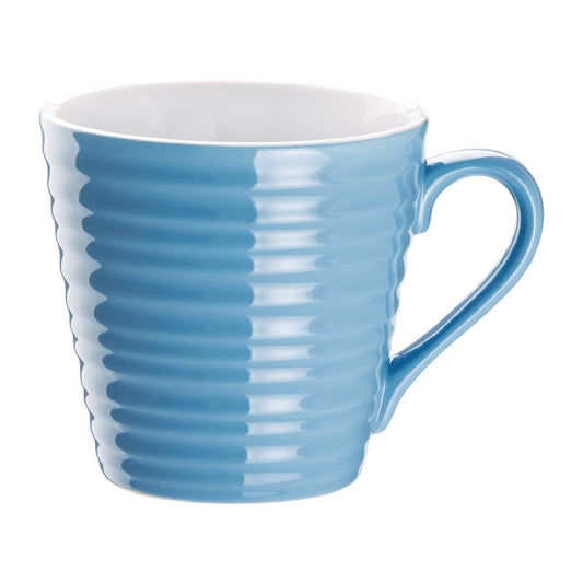 Olympia Cafe Aroma Mug Blue - 340ml 11.5fl oz (6 Pack) (12oz | 340ml. Pack Quantity: 6) • PAS-DH631