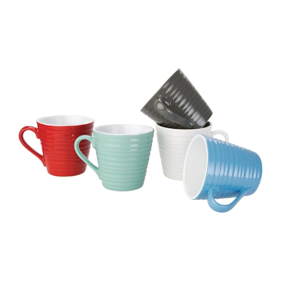 Olympia Cafe Aroma Mug Red - 340ml 11.5fl oz (Box 6) • PAS-DH632