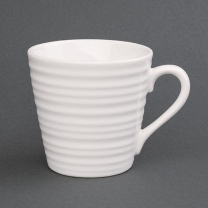 Olympia Cafe Aroma Mug White - 340ml 11.5fl oz (6 Pack) (12oz / 340ml | Pack Quantity: 6) • PAS-DH633