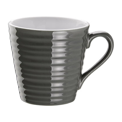 Olympia Cafe Aroma Mug Charcoal - 340ml 11.5fl oz (6 Pack) (12oz | 340ml. Pack Quantity: 6) • PAS-DH634