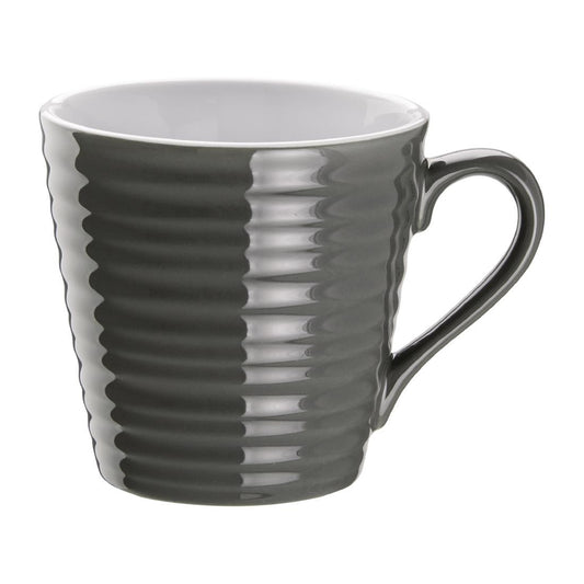 Olympia Cafe Aroma Mug Charcoal - 340ml 11.5fl oz (6 Pack) (12oz | 340ml. Pack Quantity: 6) • PAS-DH634