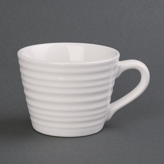 Olympia Cafe Aroma Mug White - 230ml 8fl oz (6 Pack) (8oz | 230ml. Pack Quantity: 6) • PAS-DH638