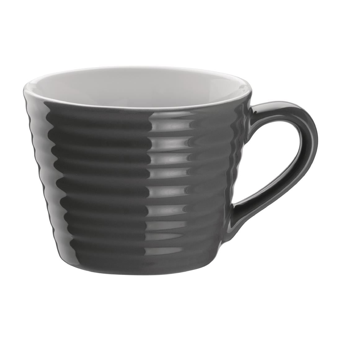 Olympia Cafe Aroma Mug Charcoal - 230ml 8fl oz (6 Pack) (8oz | 230ml. Pack Quantity: 6) • PAS-DH639
