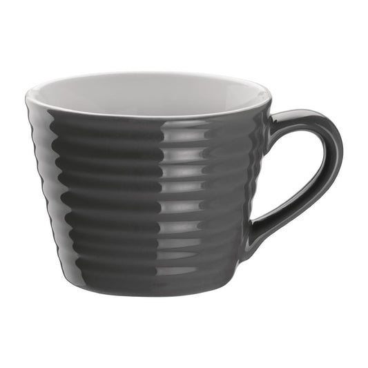 Olympia Cafe Aroma Mug Charcoal - 230ml 8fl oz (6 Pack) (8oz | 230ml. Pack Quantity: 6) • PAS-DH639