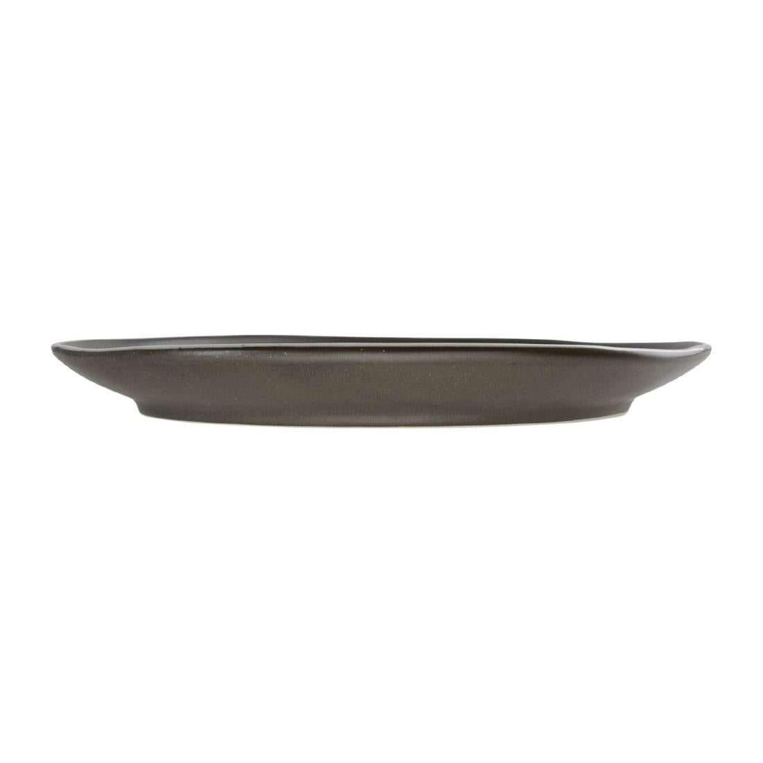 Olympia Chia Charcoal Plate - 270mm 10 1/2" (6 Pack) (270(Ø)mm | Pack Quantity: 6) • PAS-DR814