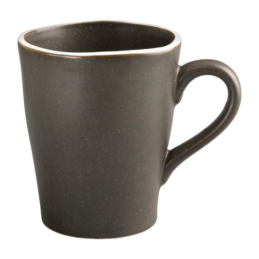 Olympia Chia Charcoal Mug - 340ml 11.5fl oz (6 Pack) (340ml | 12oz. Pack Quantity: 6) • PAS-DR819