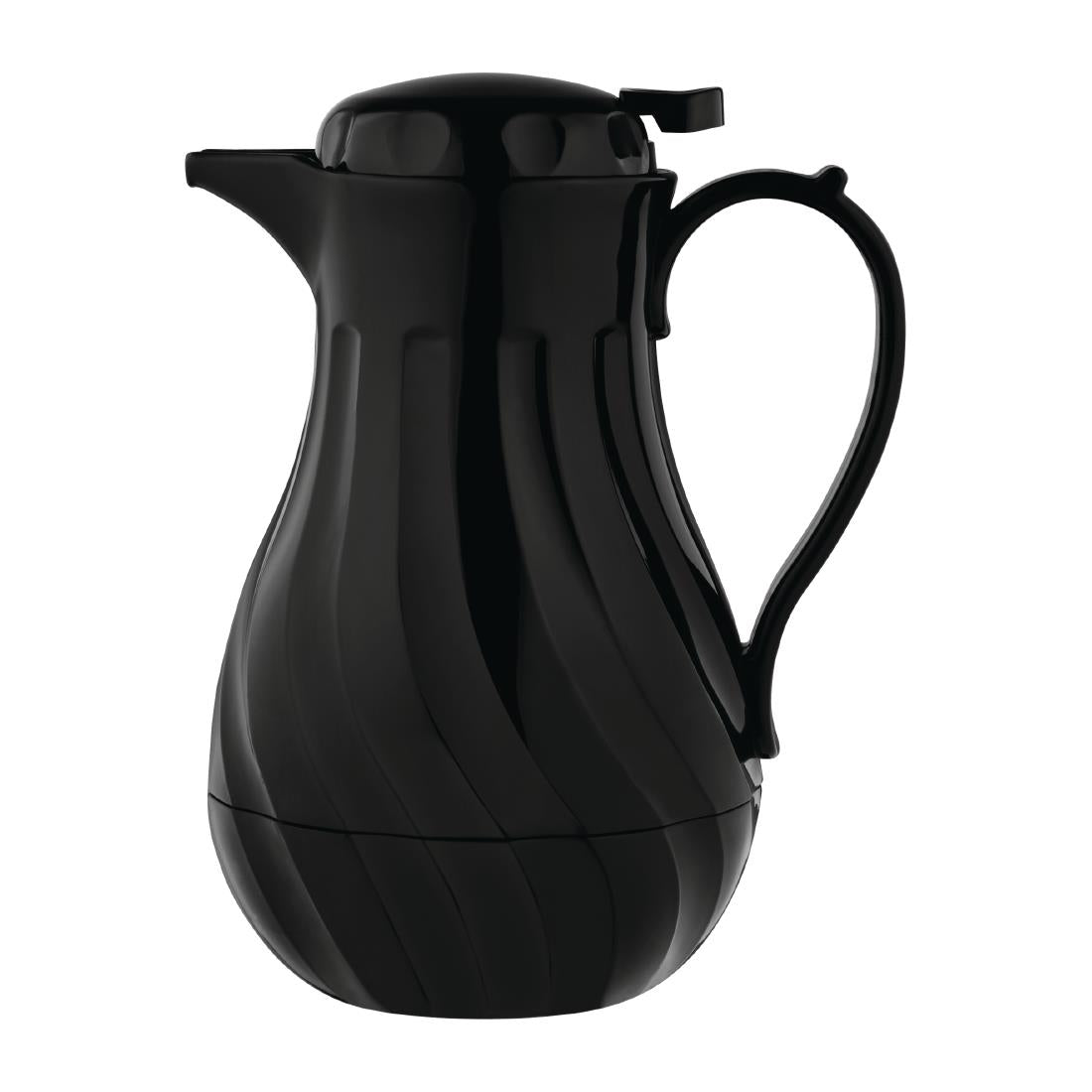 Olympia Insulated Swirl Jug Black 2Ltr • PAS-GL970
