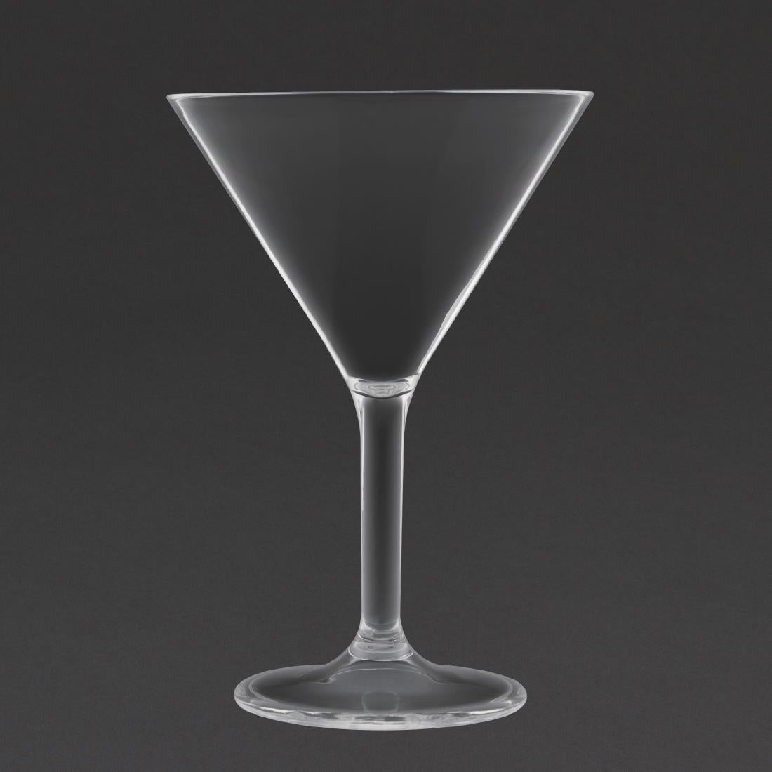 Olympia Kristallon Polycarbonate Martini Glasses 300ml (12 Pack) • PAS-DS131