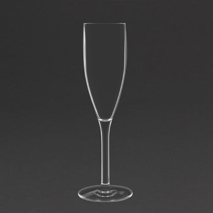 Olympia Kristallon Polycarbonate Champagne Flutes 210ml (12 Pack) • PAS-DS133