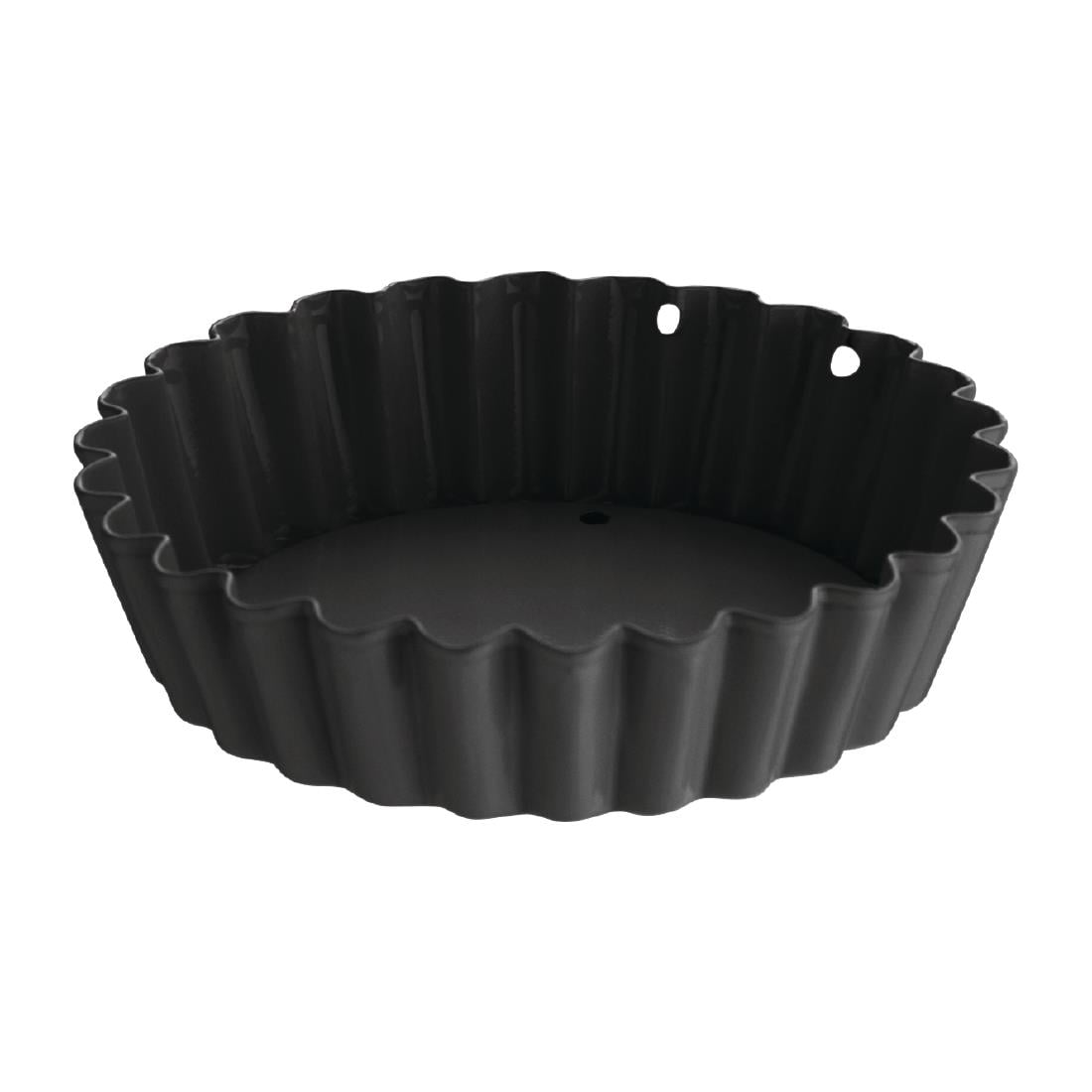 Vogue Non-Stick Mini Quiche Tin With Removable Base 80mm (3 Pack) (Diameter: 80mm | Pack of 3) • PAS-CW990