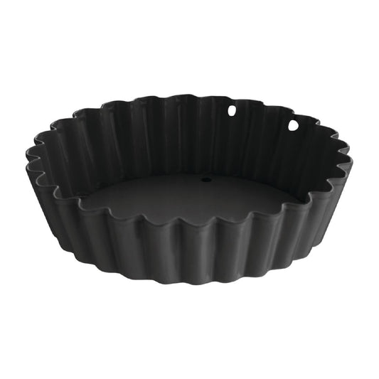 Vogue Non-Stick Mini Quiche Tin With Removable Base 80mm (3 Pack) (Diameter: 80mm | Pack of 3) • PAS-CW990