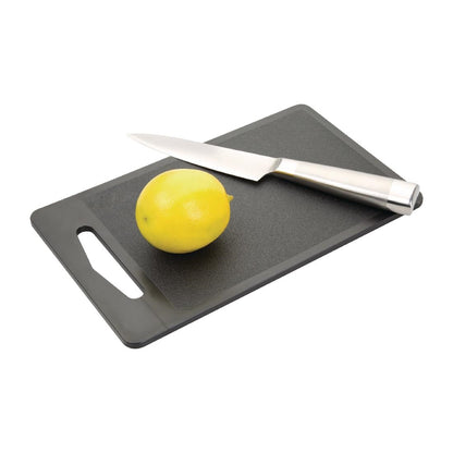 Hygiplas Bar Cutting Board Black - 153x255x7mm • PAS-DC717