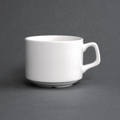 Olympia Lumina Stacking Cup - 200ml 6.76fl oz (6 Pack) (Capacity: 200ml/7oz | Pack Quantity: 6) • PAS-CN831