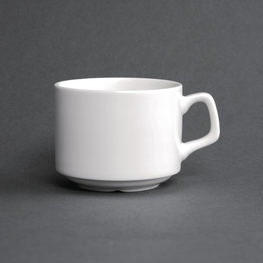 Olympia Lumina Stacking Cup - 200ml 6.76fl oz (6 Pack) (Capacity: 200ml/7oz | Pack Quantity: 6) • PAS-CN831