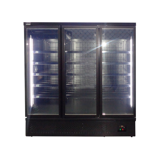 Supermarket Three Glass Doors Upright Display Fridge - 1539 Litre (ADA-CSB1500)