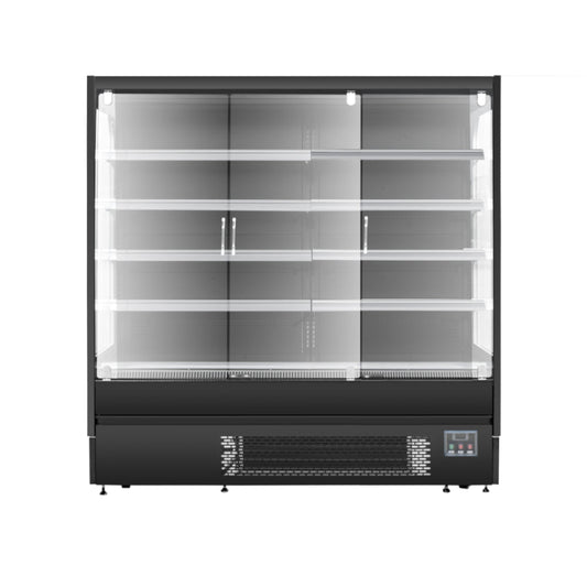 1940mm Supermarket Multi Deck Showcase 3 door Glass Fridge (ADA-MSD2000)