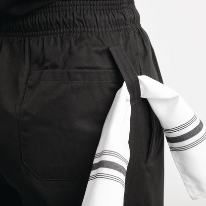 Whites Easyfit Unisex Chef Pants Teflon Black M • PAS-A029T-M