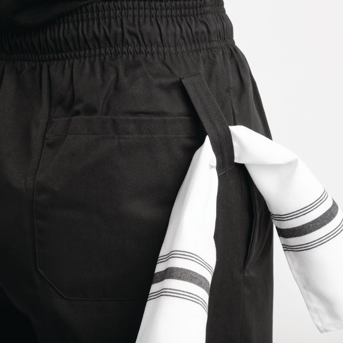 Whites Easyfit Chef Pants Teflon Black XS • PAS-A029T-XS
