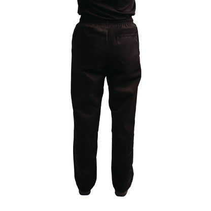 Whites Easyfit Unisex Chef Pants Teflon Black L • PAS-A029T-L