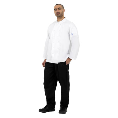 Whites Vegas Unisex Chefs Jacket Long Sleeve White M • PAS-A134-M