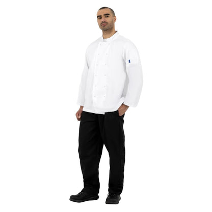 Whites Vegas Unisex Chef Jackets Long Sleeve White • PAS-P_A134