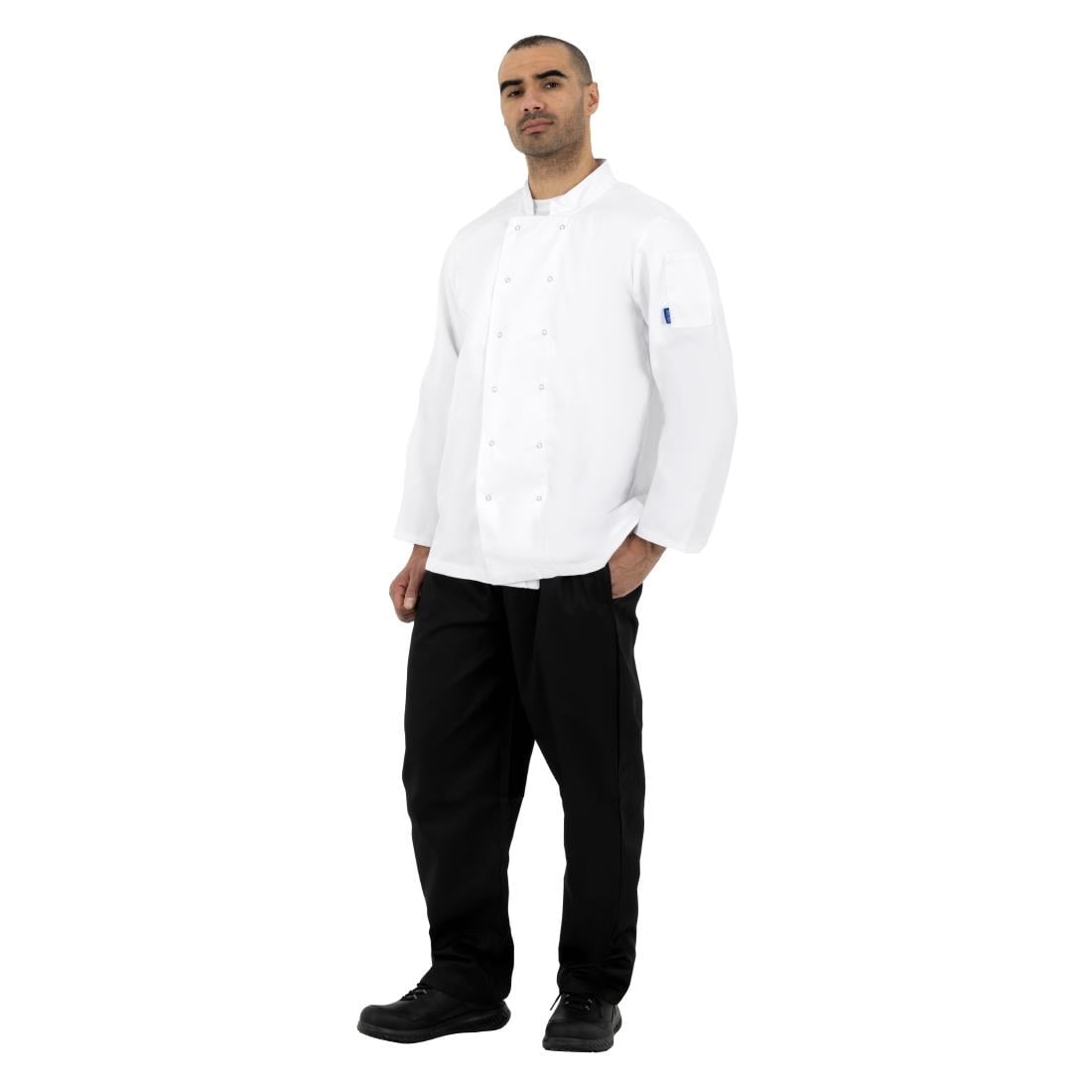 Whites Vegas Unisex Chefs Jacket Long Sleeve White S • PAS-A134-S