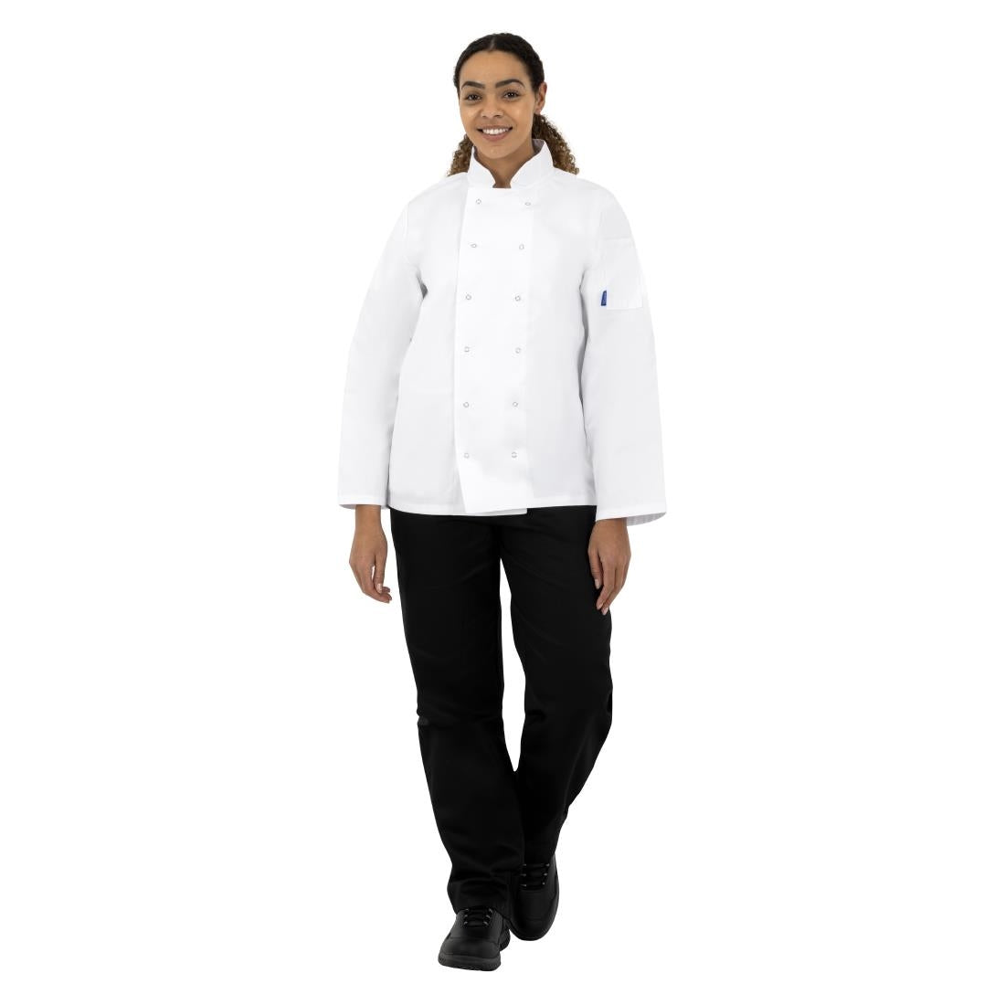 Whites Vegas Unisex Chefs Jacket Long Sleeve White M • PAS-A134-M