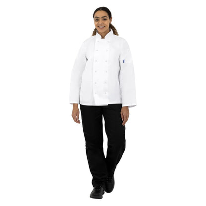 Whites Vegas Unisex Chefs Jacket Long Sleeve White M • PAS-A134-M