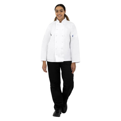 Whites Vegas Unisex Chefs Jacket Long Sleeve White XXL • PAS-A134-XXL