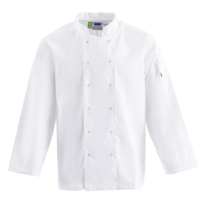 Whites Vegas Unisex Chefs Jacket Long Sleeve White S • PAS-A134-S