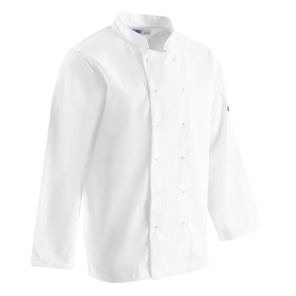 Whites Vegas Unisex Chefs Jacket Long Sleeve White S • PAS-A134-S