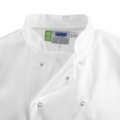 Whites Vegas Unisex Chefs Jacket Long Sleeve White S • PAS-A134-S