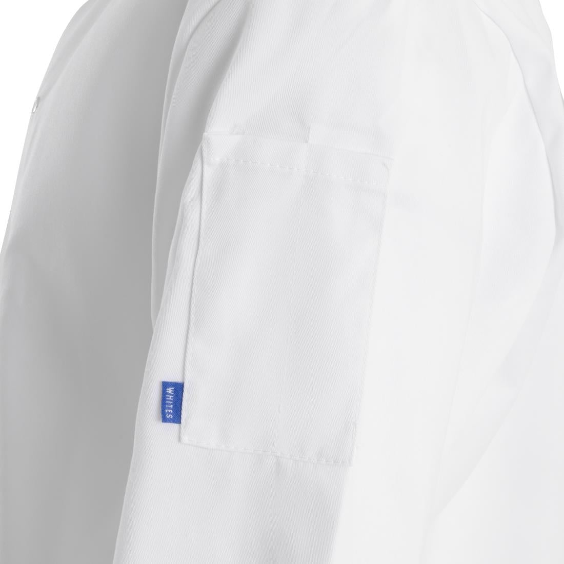 Whites Vegas Unisex Chefs Jacket Long Sleeve White S • PAS-A134-S