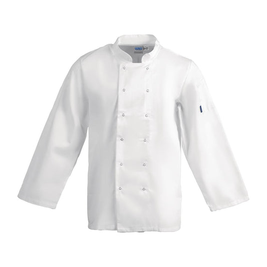 Whites Vegas Unisex Chefs Jacket Long Sleeve White M • PAS-A134-M