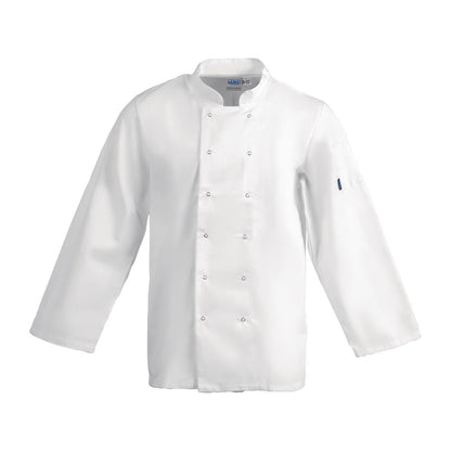 Whites Vegas Unisex Chef Jackets Long Sleeve White • PAS-P_A134