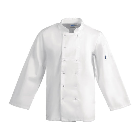 Whites Vegas Unisex Chef Jackets Long Sleeve White • PAS-P_A134